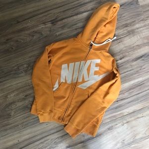 Golden yellow/orange Nike zip up